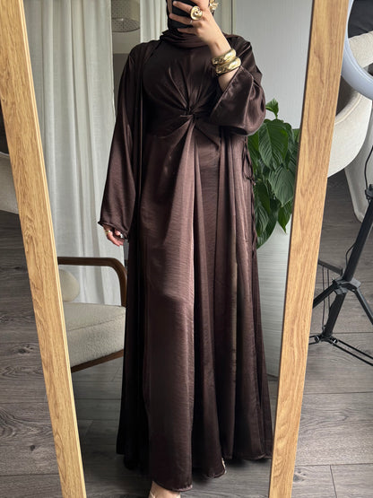 Kimono 2 Teile braun