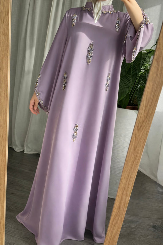 Abaya Ouihem perlée main