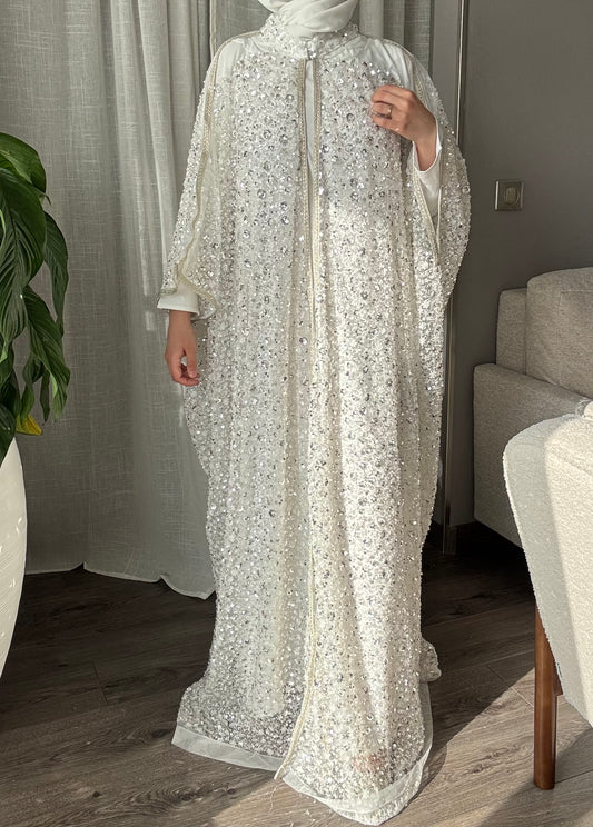 Abaya sequin LUXE perlée à la main
