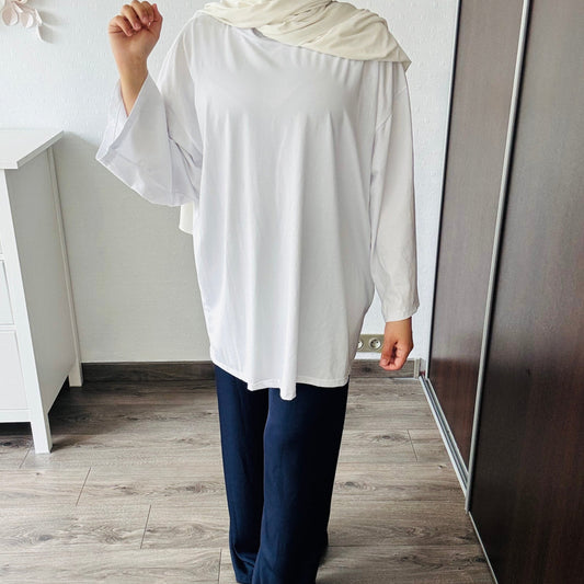T-SHIRT 100% COTON BLANC
