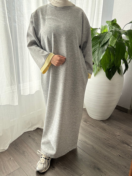 Robe jogging grise