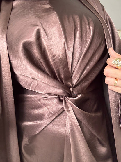 Kimono 2 Teile braun