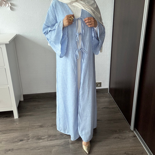 KIMONO ESMÉE BLEU + SOUS ROBE