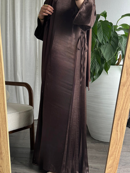 Kimono 2 pièces Marron