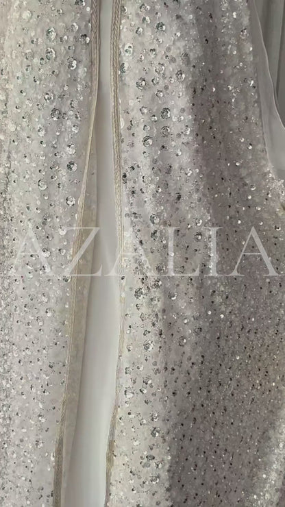 Abaya sequin LUXE perlée à la main