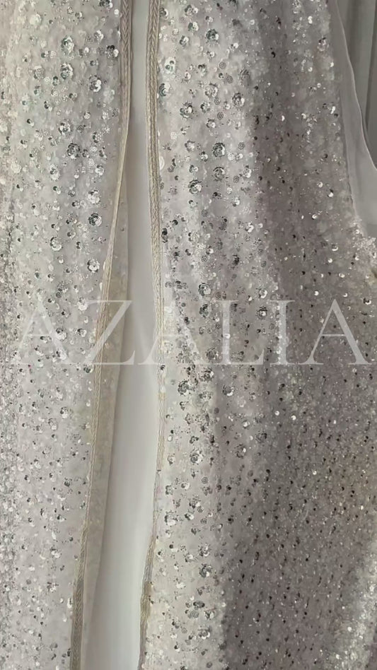 Abaya sequin LUXE perlée à la main